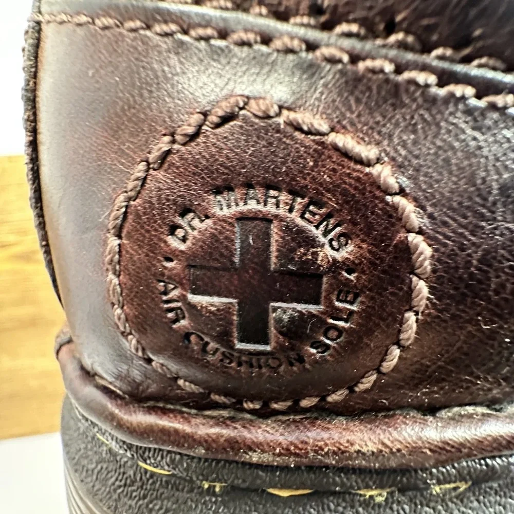 Dr Martens Orson Slip On Loafers Mens SZ 10 Leather Comfort Casual Lug Sole Boot